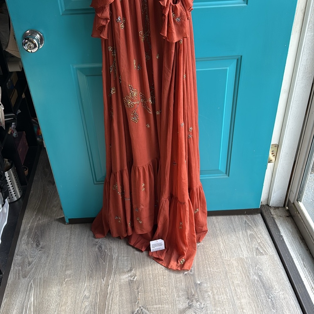 ASOS embellished Cut Out Maxi Dress - Picture 3 of 6